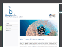 Tablet Screenshot of bluewaterscuba.com